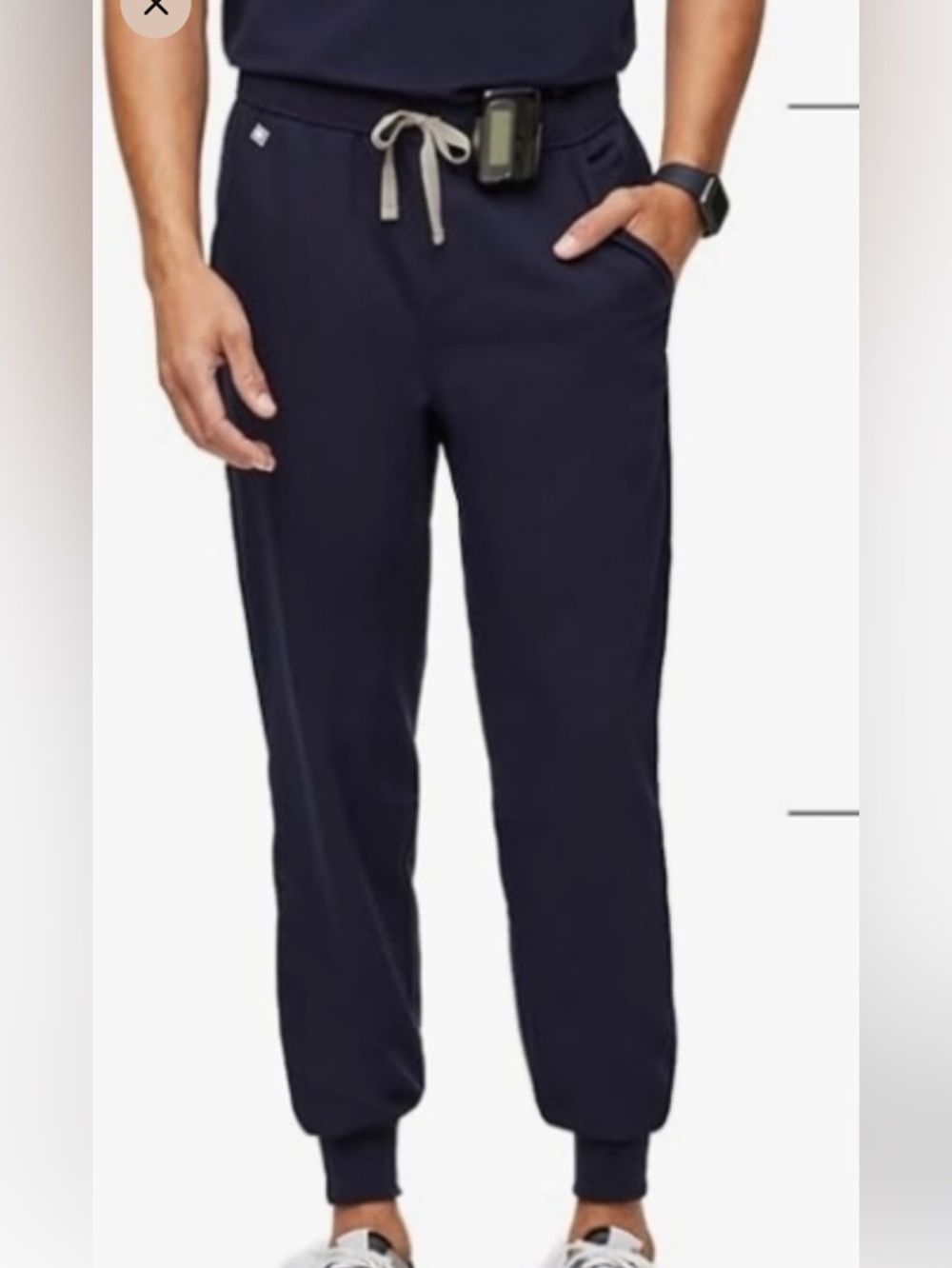 Figs Mens Navy Blue Scrub Pants Size Large